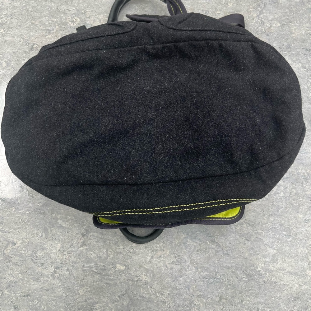 Lululemon Wool Tote Black Gray Green Big Gym Yoga Laptop Shoulder Bag. - Picture 7 of 13